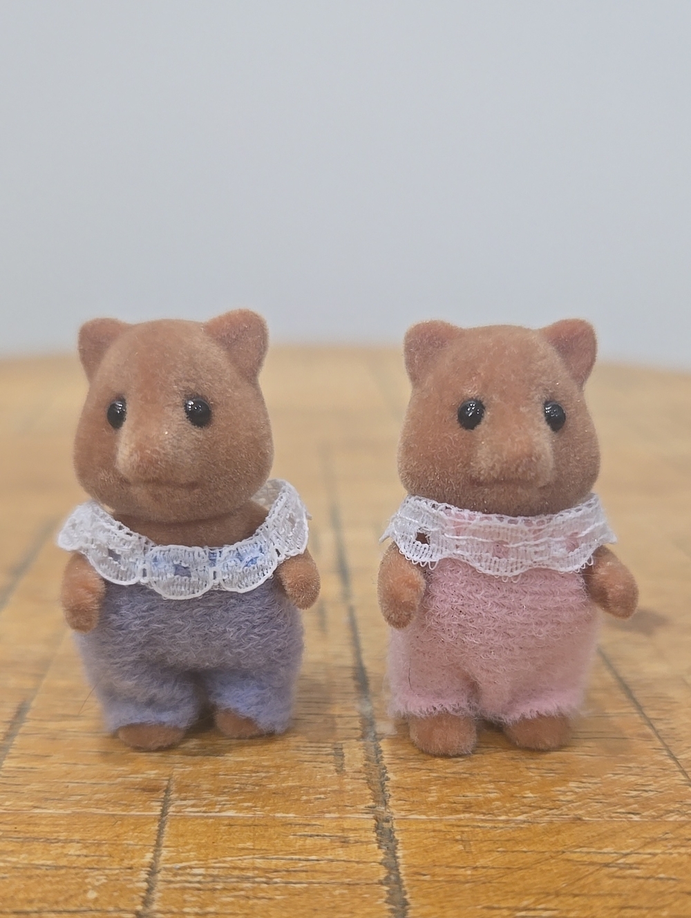 Sylvanian Families Calico Critters Baby Fox Dolls (Lot Of 2)